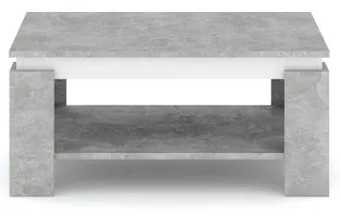 LUNO dohányzóasztal szürke beton/antracit