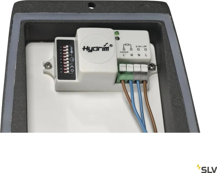 SLV 230085 MERIDIAN BOX Modern Kültéri Fali Lámpa Antracit E27 IP54