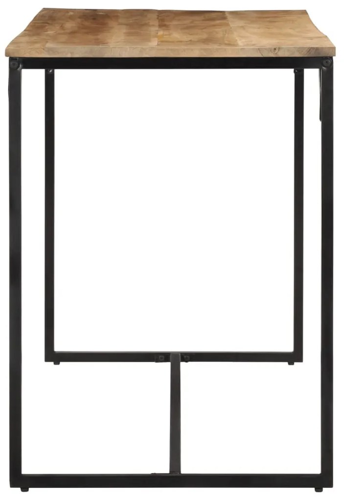 Tömör nyers mangófa étkezőasztal 110 x 55 x 75 cm