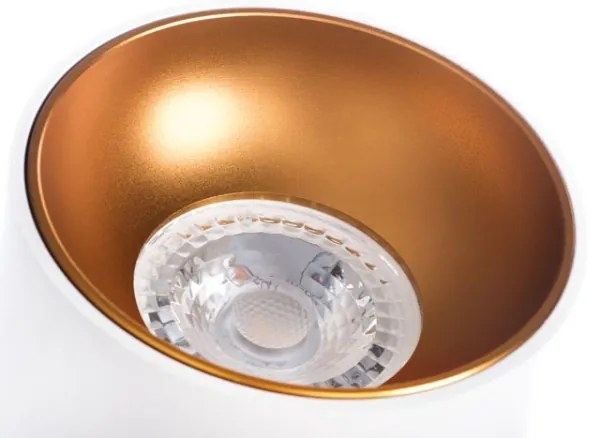 Kanlux 27570 - Spotlámpa RITI 1xGU10/10W/230V fehér/arany