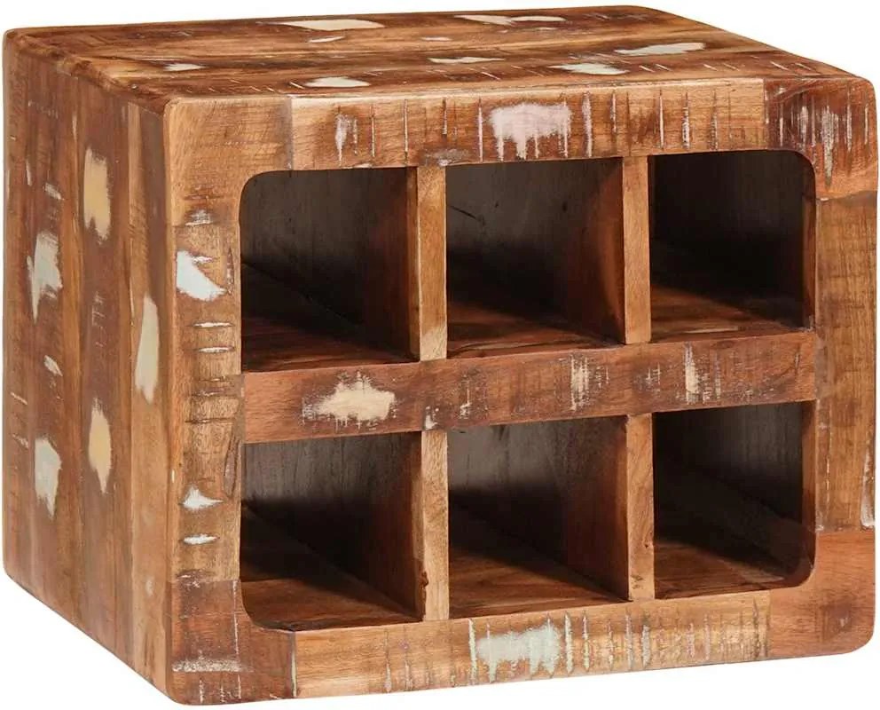 vidaXL Borágas Barna 44 x 30 x 35 cm Szilárd Újrahasznosított Fa