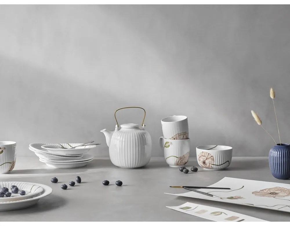 Hammershøi Poppy fehér porcelánbögre, 330 ml - Kähler Design