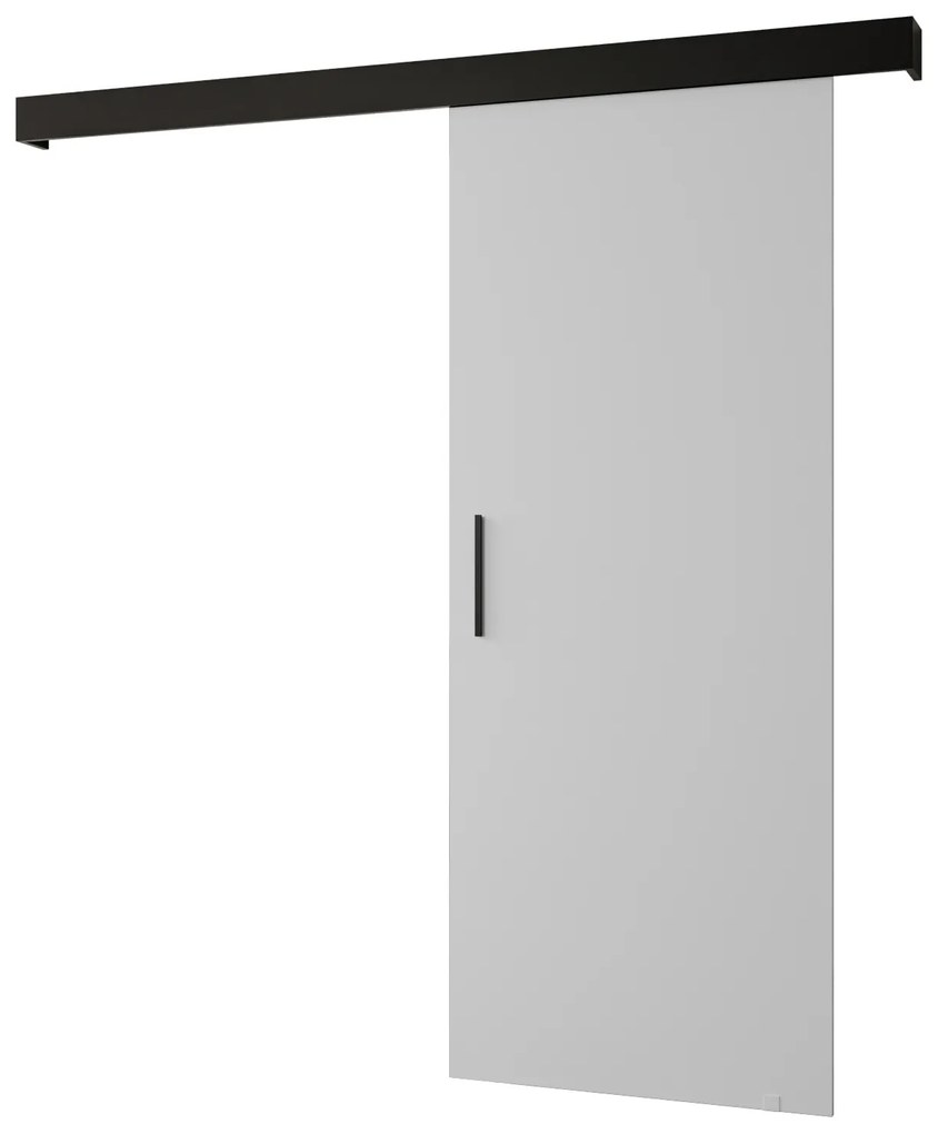 Tolóajtó 90 cm Sharlene I (beton + matt fekete + fekete. 1043582