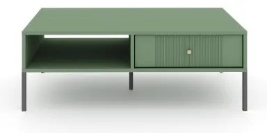 LUE dohányzóasztal zöld/fekete