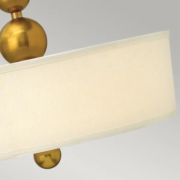 Hinkley - Csillár láncon ZELDA 3xE27/60W/230V sárgaréz