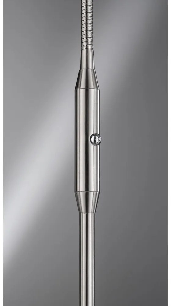 Ezüstszínű LED dimmelhető állólámpa (magasság 150 cm) Dent – Fischer & Honsel