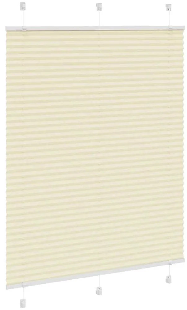 pliszírozott redőny krém 105x100 cm szövetszélesség 104,4 cm