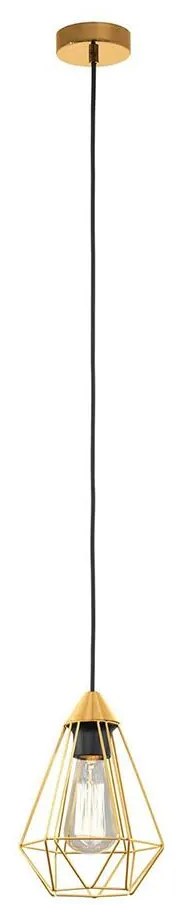 Eglo 43681 - Csillár zsinóron TARBES 1xE27/60W/230V á. 17,5 cm