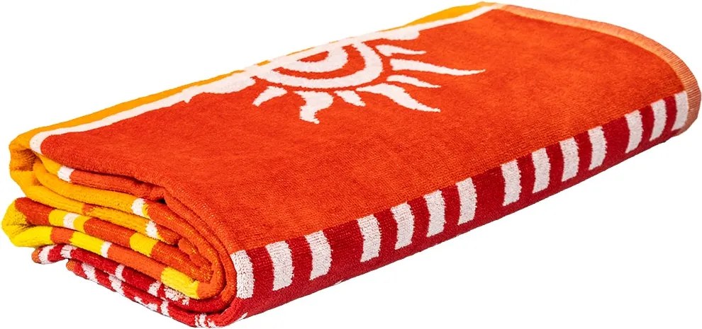 STROMBOLI Strandtörölköző narancs 165x90cm