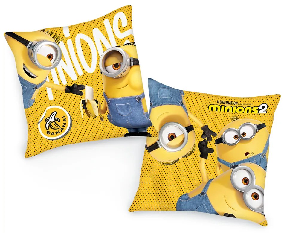 Minyonok 2, 40 x 40 cm-es párna