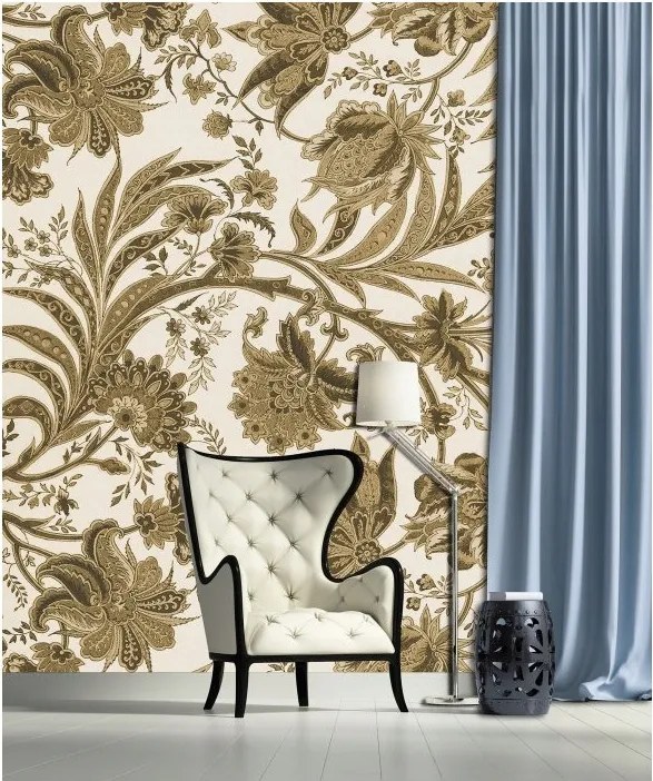 Fotótapéta Virágok levelek vinil klasszikus stílus 184x254 +ragasztó