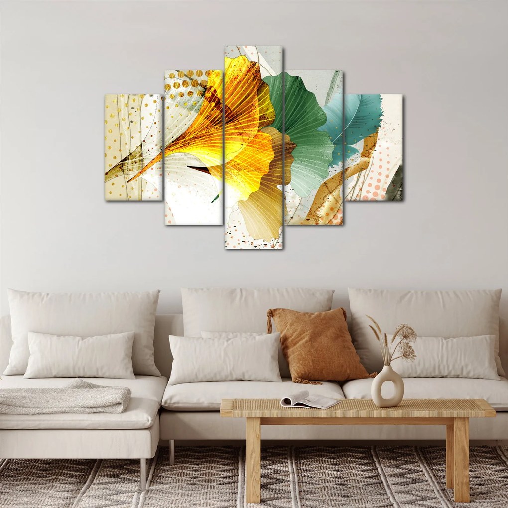 Kép - Levelek (150x105 cm)