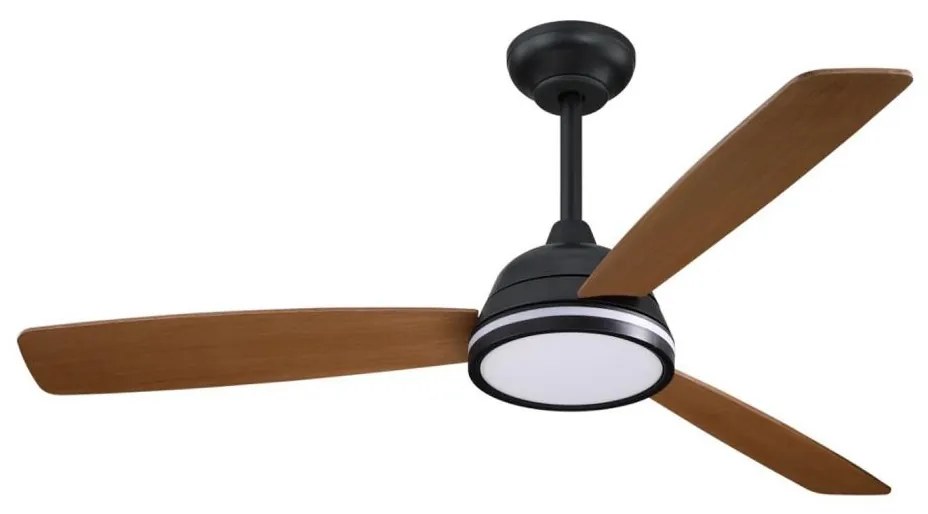 Aigostar B.V. Aigostar-LED Dimmelhető mennyezeti ventilátor LED/20W/230V 2700-6500K 132cm + távirányító barna AI1564