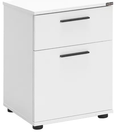 Éjjeliszekrény 57x40 cm fehér