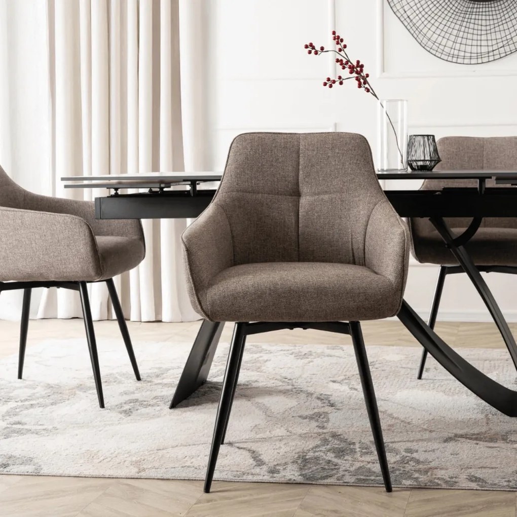 LARISA forgószék cappuccino