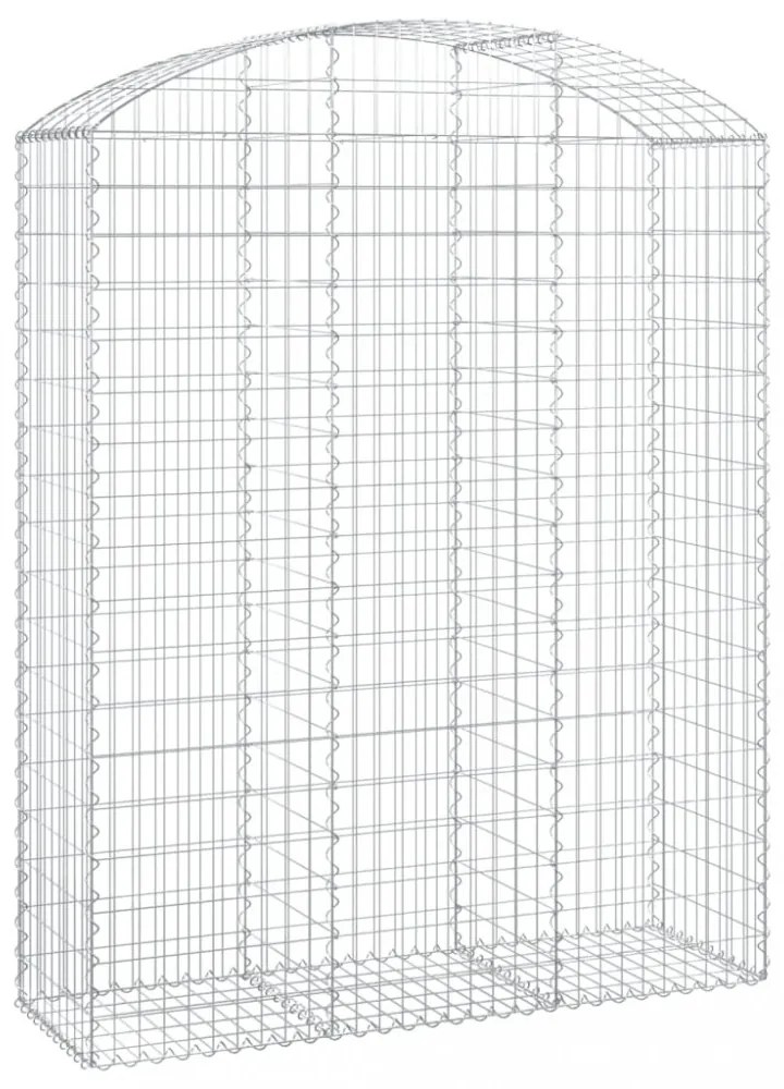 íves horganyzott vas gabion kosár 150x50x180/200 cm
