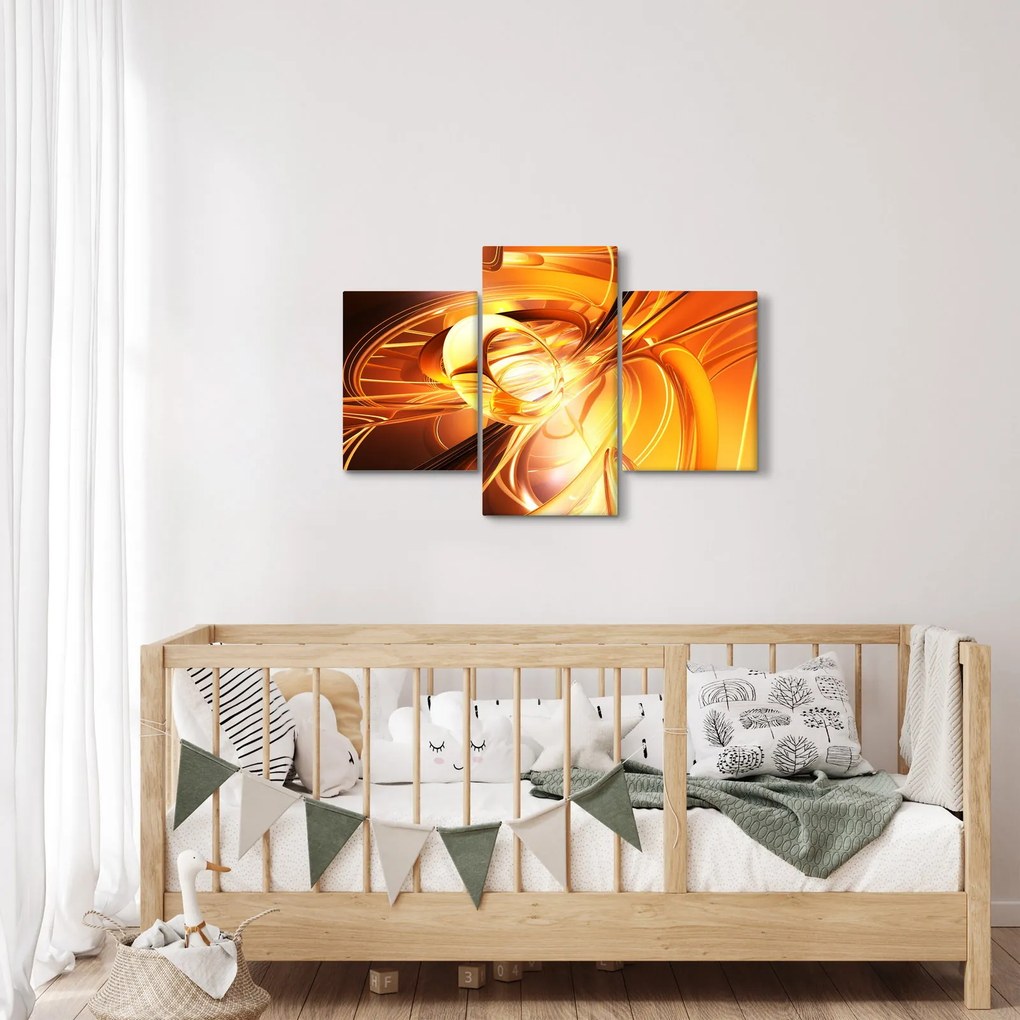Absztrakciós kép (90x60 cm)