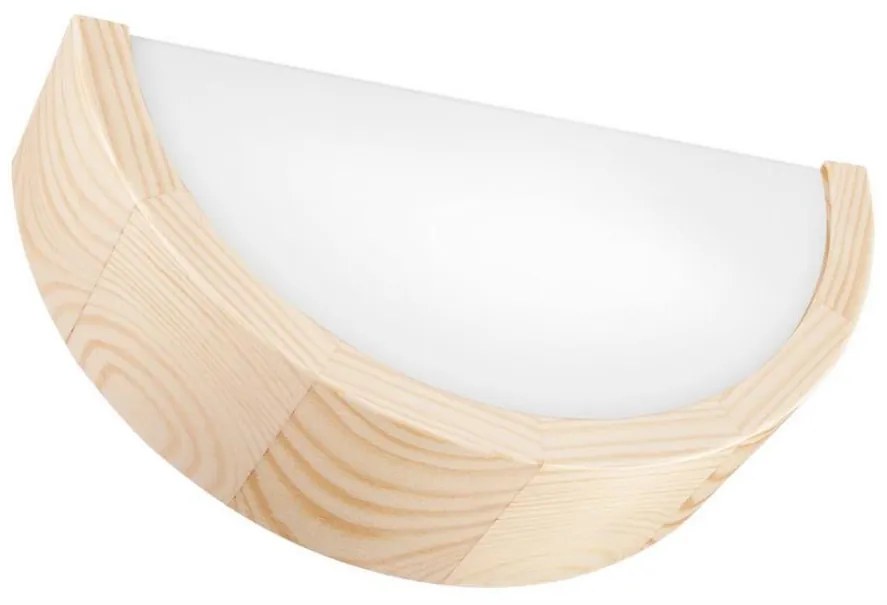 Fali lámpa NATURAL 1xE27/60W/230V fenyő