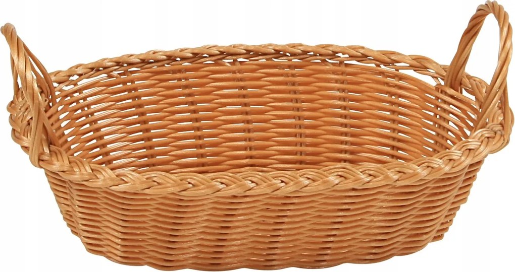 Kenyérkosár Kenyér Evőeszközök Ovális Asztal Kosár Fogantyúval 29cm