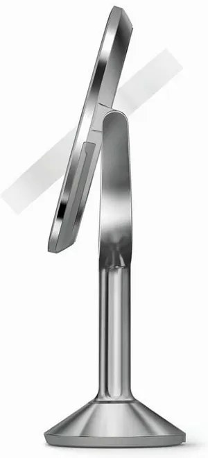 Simplehuman Sensor Trio újratölthető tükör, átmérő20 cm, rozsdamentes acél