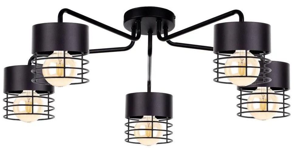 Felületre szerelhető csillár ELL 5xE27/60W/230V