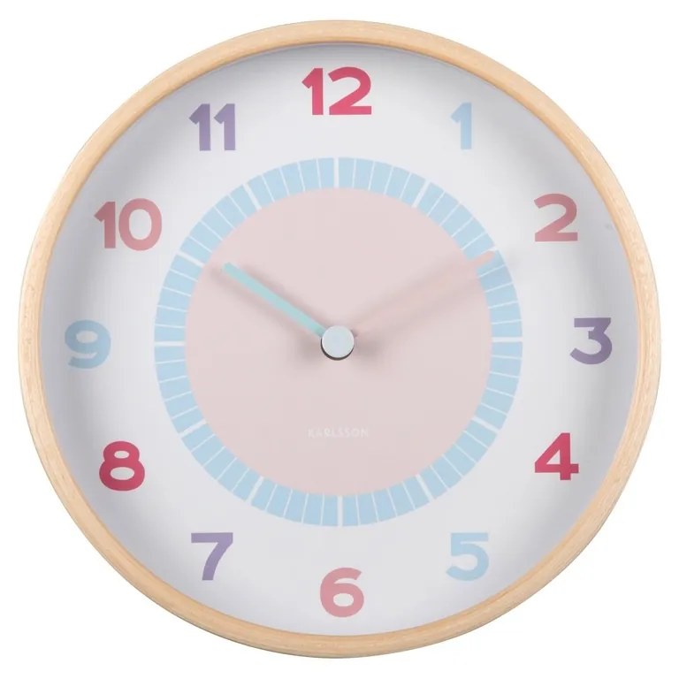 Karlsson 5963MC design falióra világoskék, átmérő 25 cm
