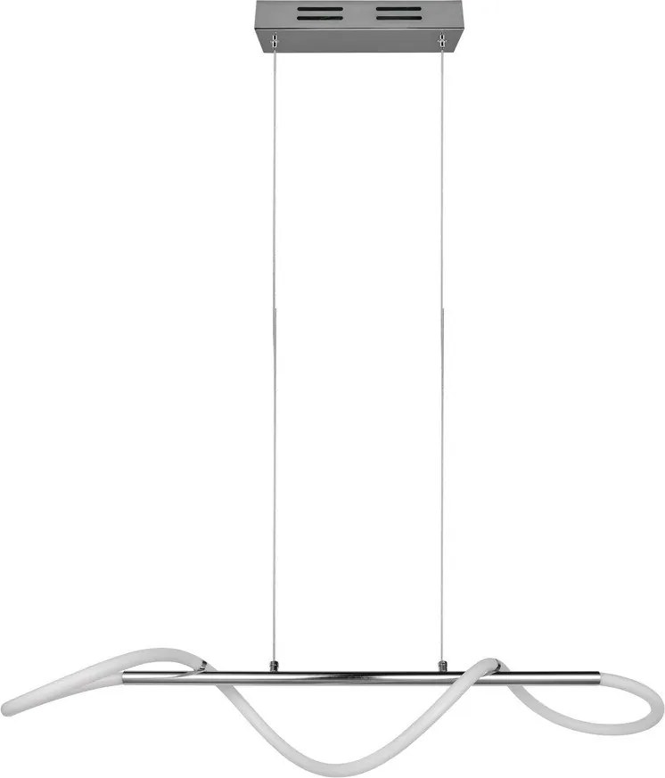 Ezüstszínű fém LED dimmelhető függőlámpa Argos – Reality