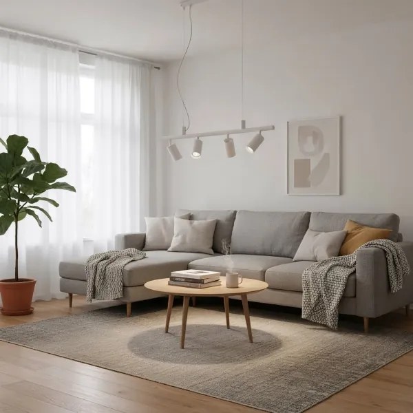 Ideal Lux - LED Csillár zsinóron DYNAMITE 4xGU10/7W/230V CRI 90 fehér