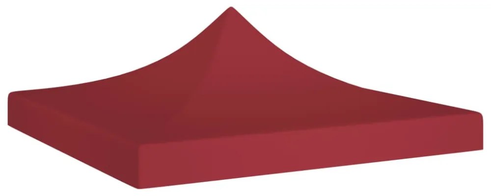 burgundi vörös tető partisátorhoz 3 x 3 m 270 g/m²