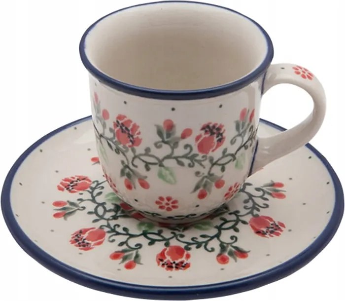 Eszpresszó csésze 60 ml csészealj Ceramika Artystyczna Boleszláv dek 1971