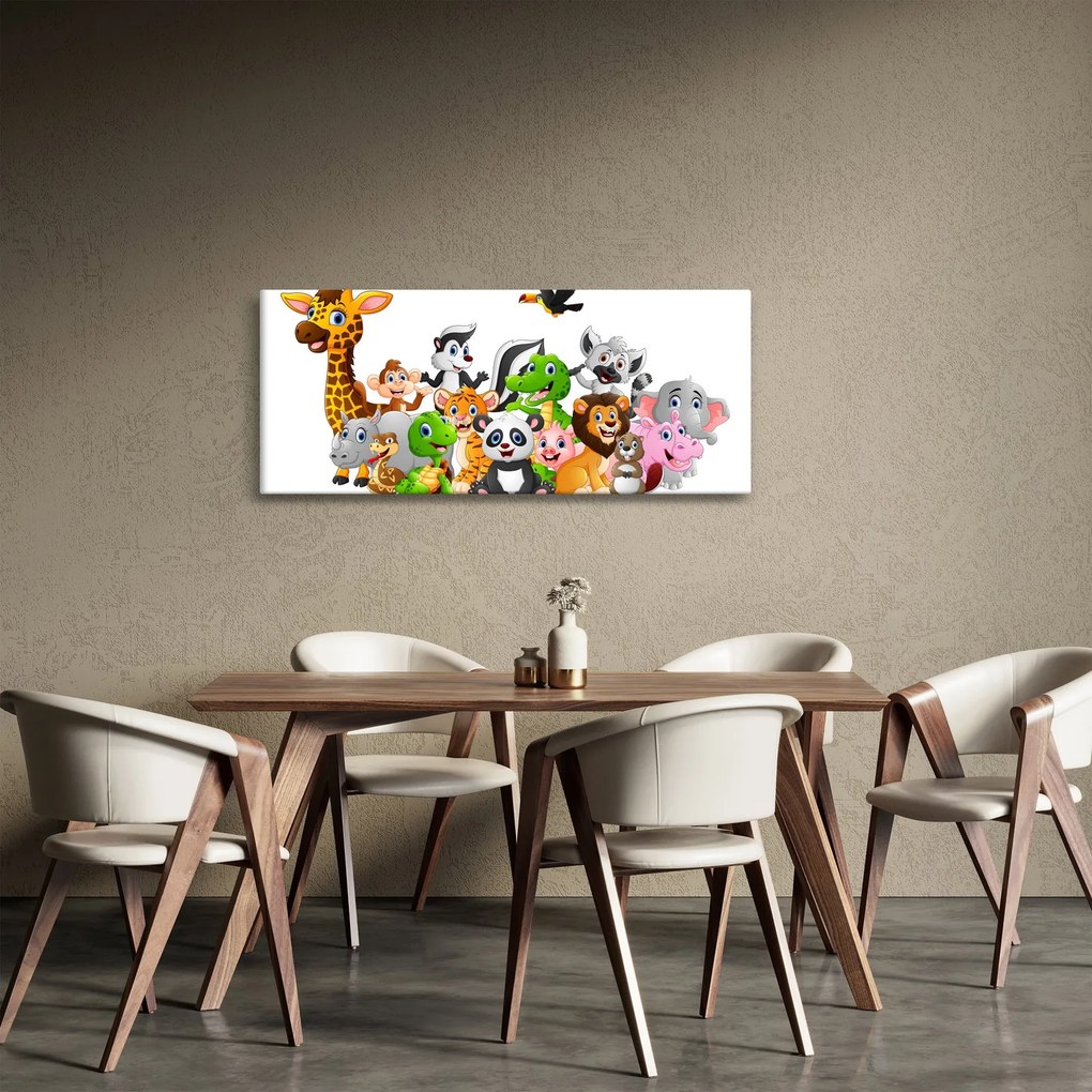 Az állatok képe (120x50 cm)