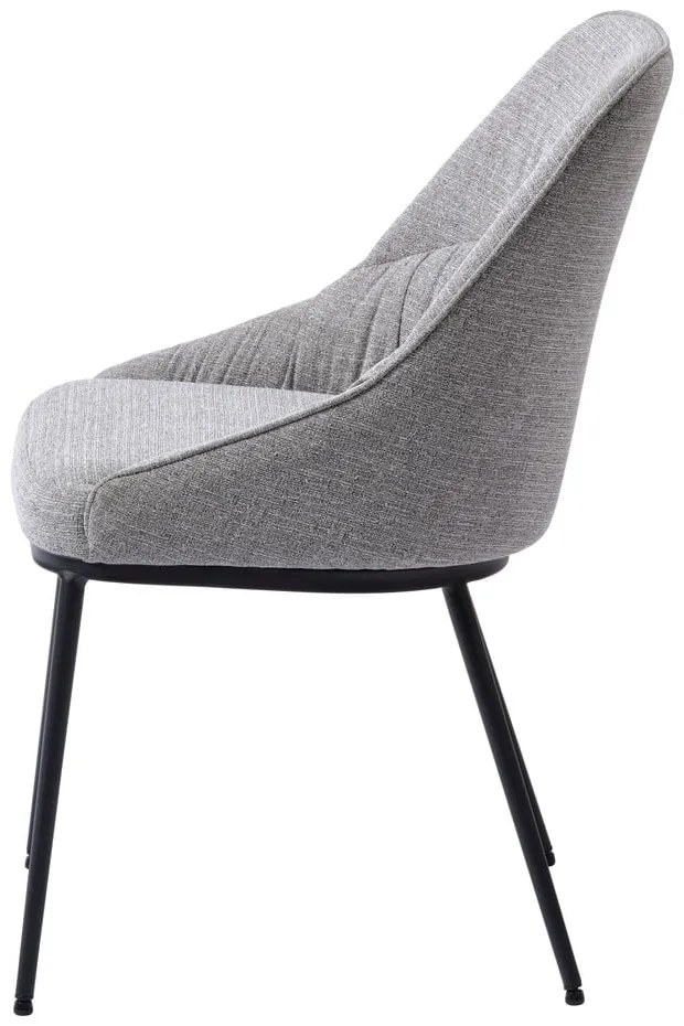 Szürke étkezőszék szett 2 db-os Meridian – Unique Furniture