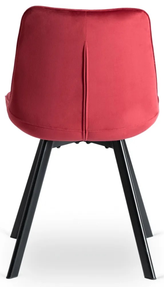 Bordó Bársony Étkezőszék RICK