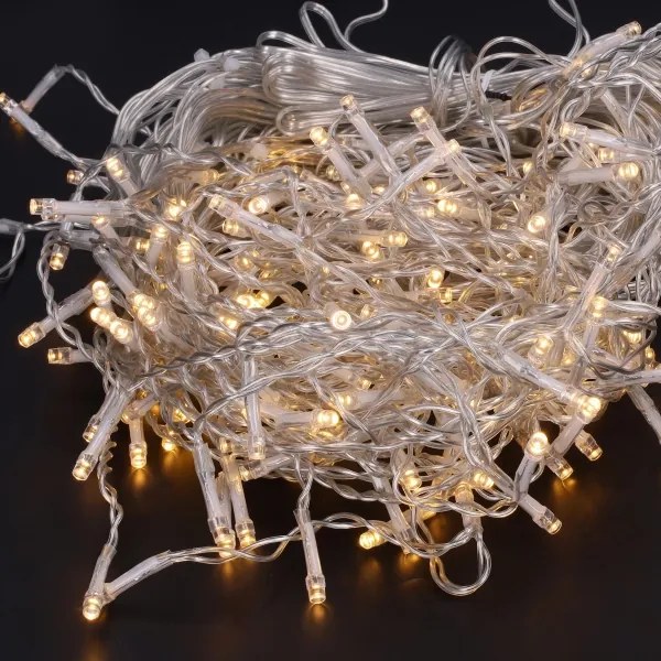 Brilagi - LED kültéri  fényfüzér 400xLED/8 funkcióval 23m IP44 meleg fehér
