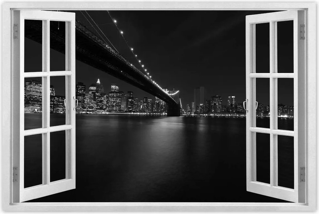 Poszterek 120x80 Éjszakai kép az amerikai hídról