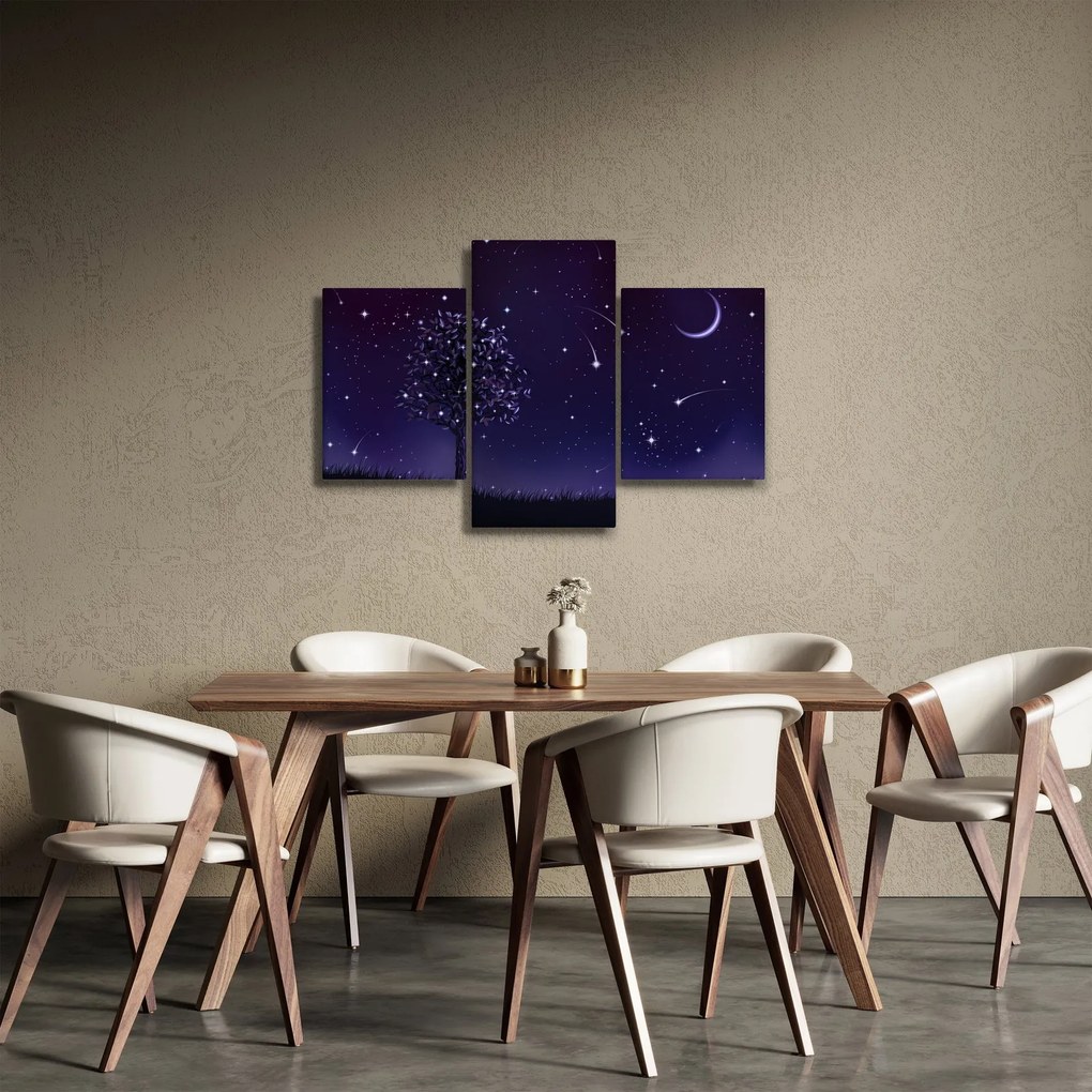 Kép - Illusztrációban fogott éj (90x60 cm)