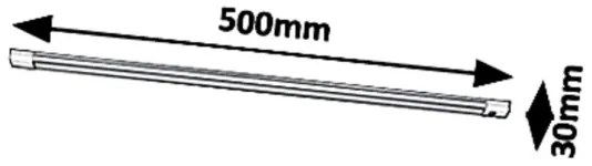 Rabalux 5674 - LED Dimmelhető konyhai pultvilágítás HANSON LED/8W/230V