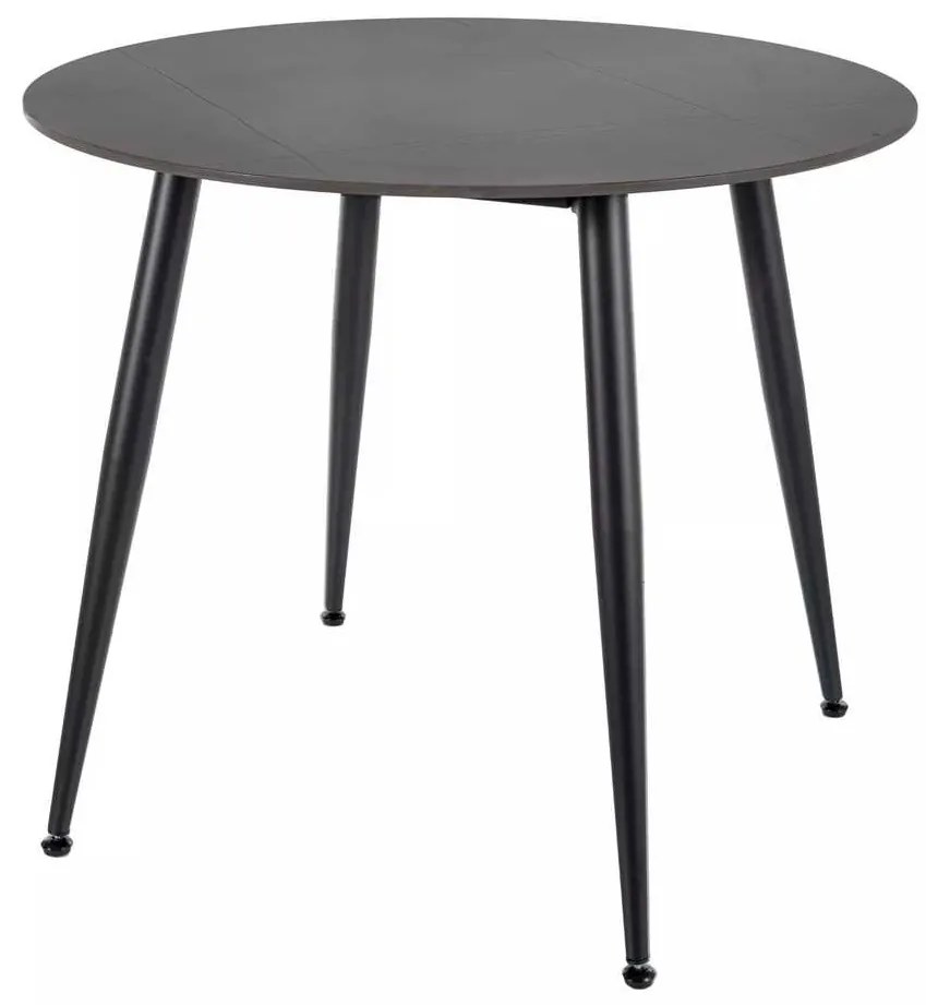 Rion étkezőasztal - 90 cm átmérő, fekete