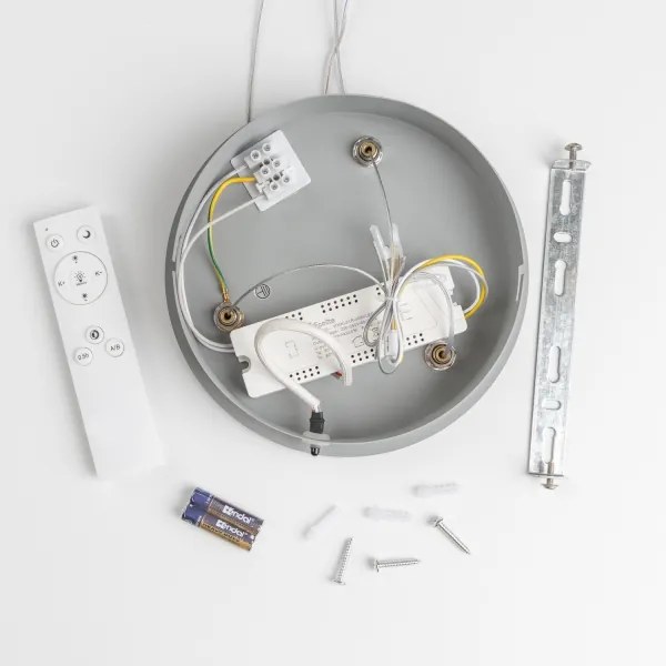 Brilagi - LED Dimmelhető csillár zsinóron LED/40W/230V 3000-6500K szürke + távirányító