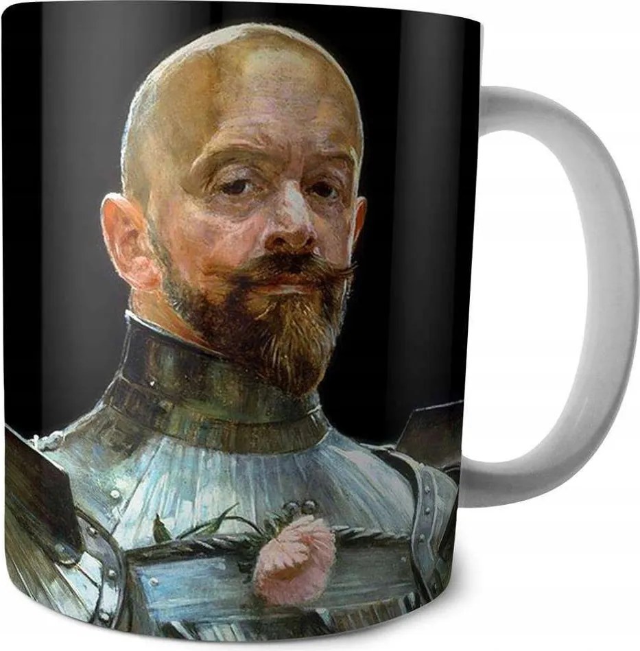 Bögre Önarckép páncélban Jacek Malczewski