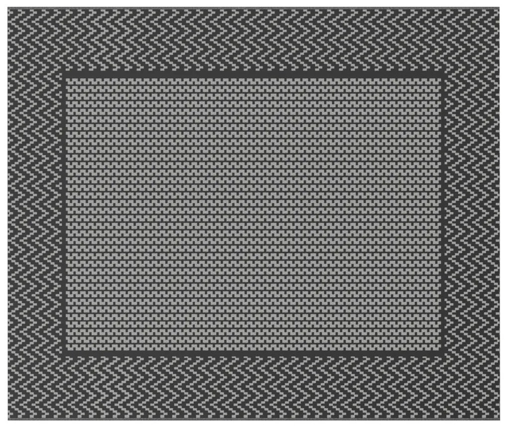 kültéri szőnyeg ARAKIL" Fekete és szürke 250x300 cm PP"