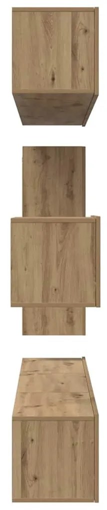 TV szekrény garnitúra 8 pcs kézműves tölgy 30.5 x 30 x 90 cm