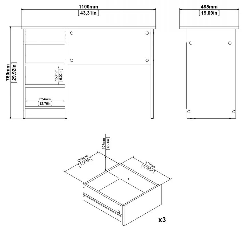 Felix VI íróasztal, jackson hikorifa