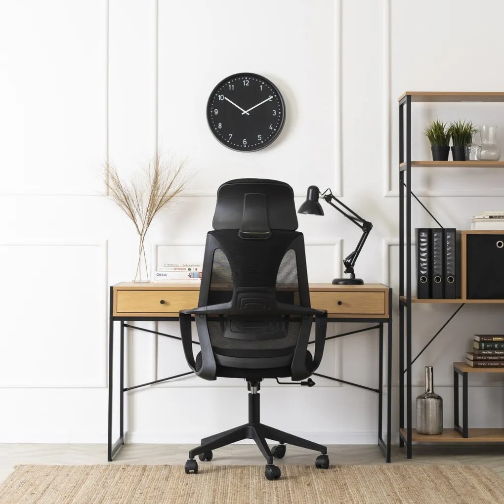 Asztal REX 2 180-240 cm Biały márvány/Dąb P3