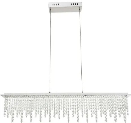 Globo 68405-24H - LED Dimmelhető kristály csillár zsinóron LED/24W/230V + távirányító