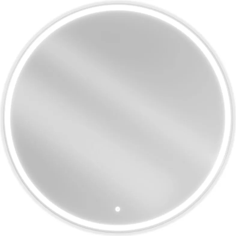 Mexen Gobi megvilágított fürdőszobai tükör, kerek 100 cm, LED 6000K, párásodásgátló - 9801-100-100-611-00