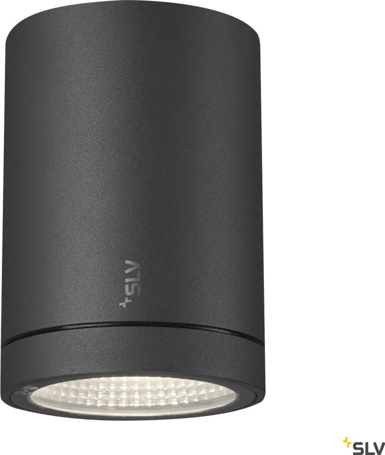 SLV 1003426 ENOLA ROUND Modern Kültéri Mennyezeti Lámpa Antracit, Átlátszó LED IP65