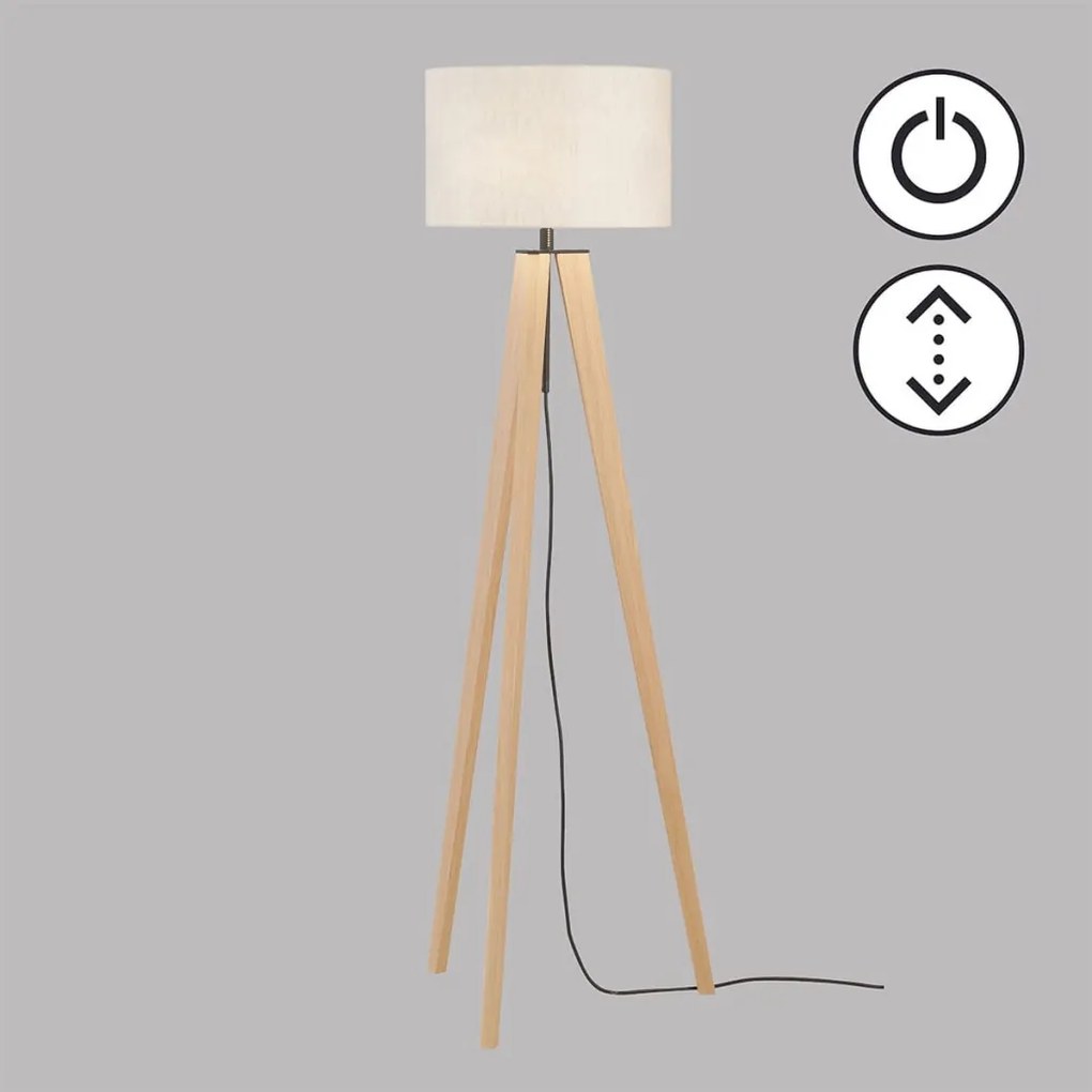 Fischer&Honsel SHINE-WOOD 40480 Állólámpa 3x40W/E27 IP20