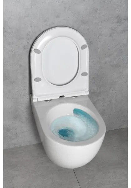 Bruckner - Vortex Rimless FULDA fali WC, kerámia, fehér