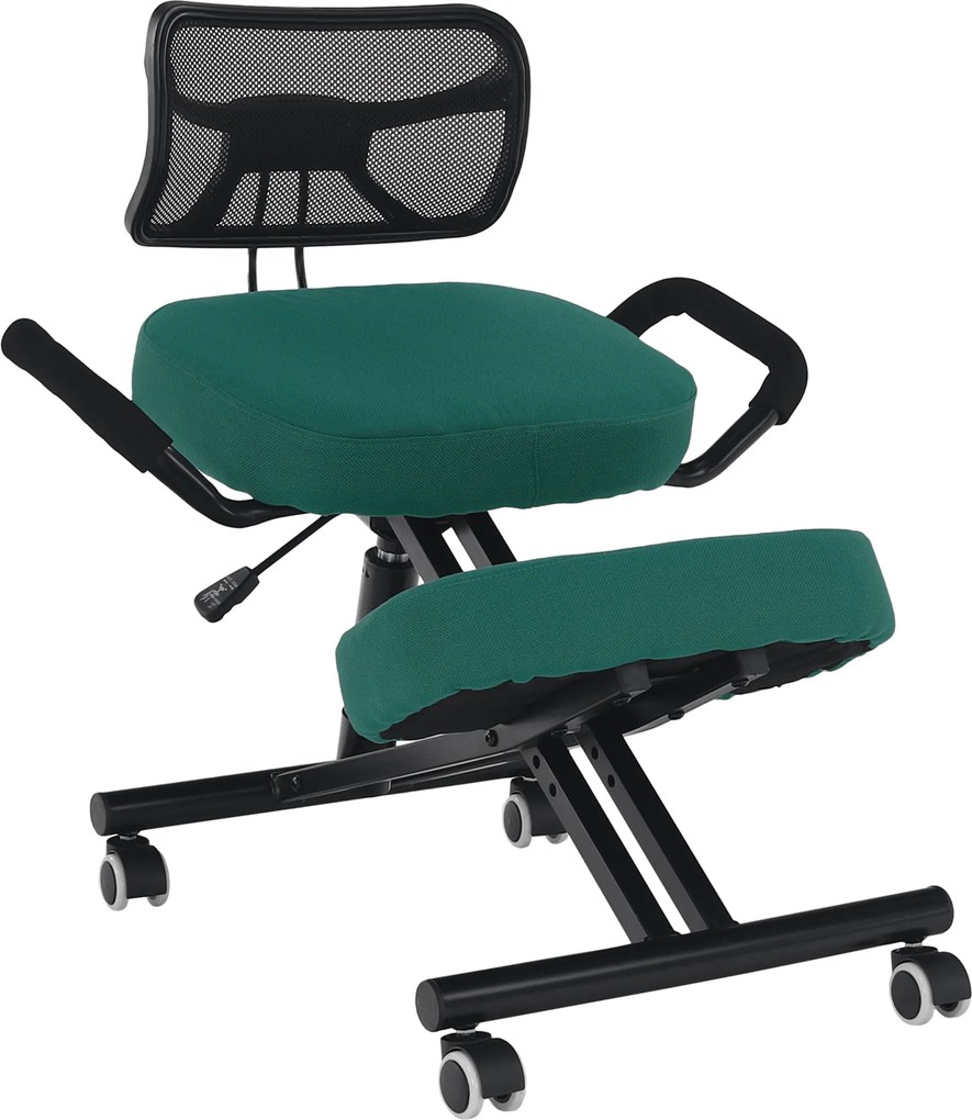 Ergonomikus zsámoly, zöld/fekete, RUFUS